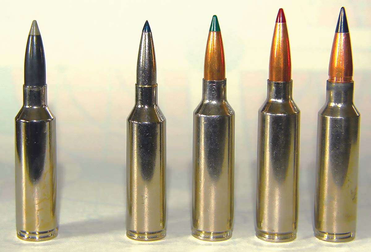 The 6.8 Western is one of many short and fat cartridges that have become popular with hunters and long-range shooters. The case design provides efficient powder ignition and high energy output from smaller doses of powder.